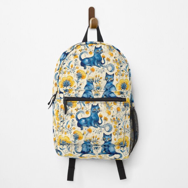Item preview, Funny Ukrainian Cats Floral Retro Ukraine Pattern designed and sold by SecretDicer.