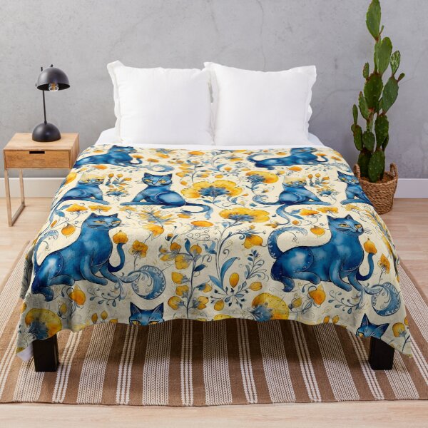 Item preview, Funny Ukrainian Cats Floral Retro Ukraine Pattern designed and sold by SecretDicer.