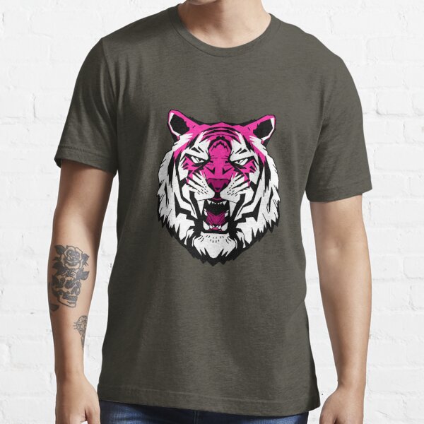 Pink Black Hot Wild Tiger T-Shirt