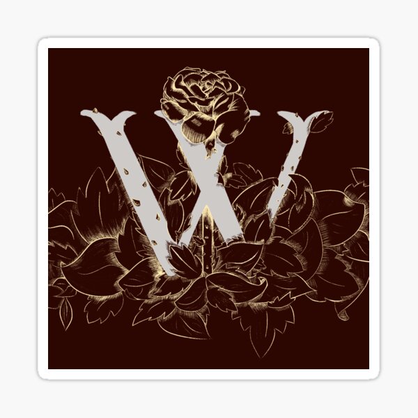 Wrong Publishing Golden Rose Collection Sticker