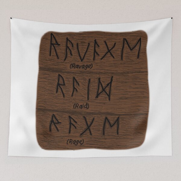 Item preview, Ravage raid rage viking live laugh love designed and sold by enchantedvibes.