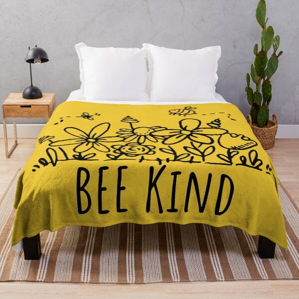 Item preview, Inspirational Bee Kind Cute Wildflowers designed and sold by SunfullyYours.