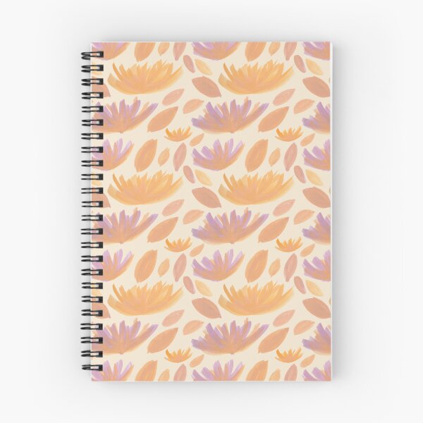 Item preview, Yellow Purple Floral Pattern designed and sold by claudia-lim.