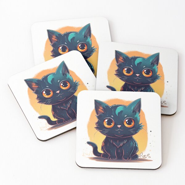Item preview, Cute little cat with big eyes. designed and sold by LJaco.