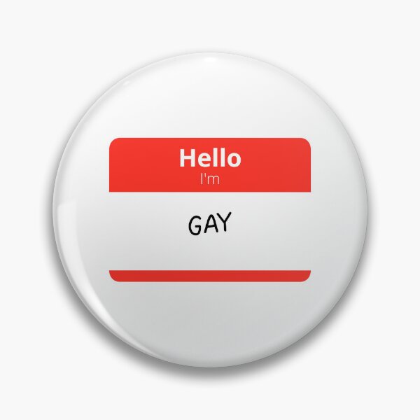 Item preview, Hello I'm gay designed and sold by whyttwhytt.