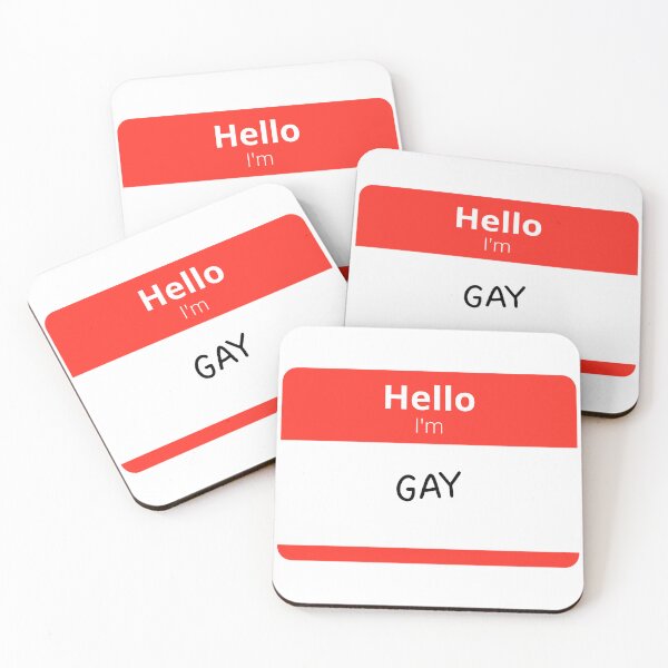 Item preview, Hello I'm gay designed and sold by whyttwhytt.