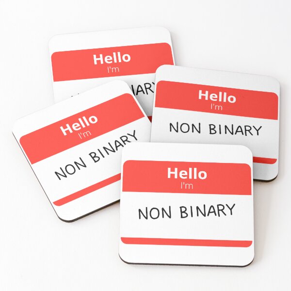 Item preview, Hello I'm non binary designed and sold by whyttwhytt.
