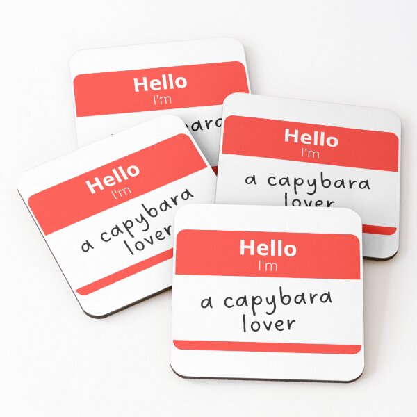 Item preview, Hello I'm a capybara lover designed and sold by whyttwhytt.