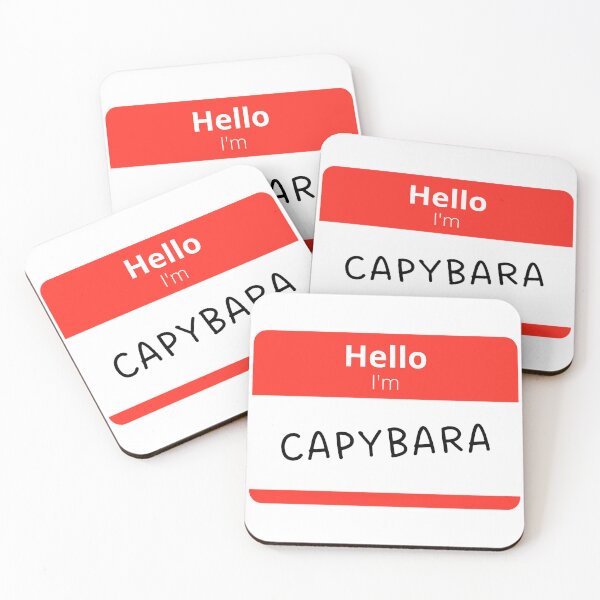 Item preview, Hello I'm capybara designed and sold by whyttwhytt.