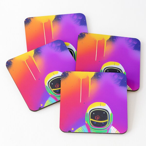 Item preview, Psychedelic astrounaut digital art designed and sold by IlkaDoma333.