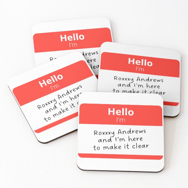 Item preview, Hello I'm Roxxxy Andrews and i'm here to make it clear designed and sold by whyttwhytt.