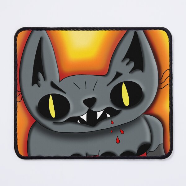 Item preview, Evil cat designed and sold by Angela Demi.