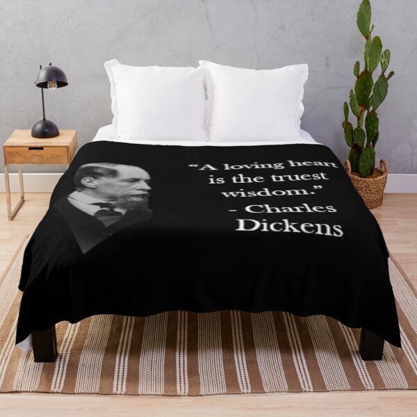 Item preview, Charles Dickens Quote - A Loving Heart designed and sold by Reed-Inc.