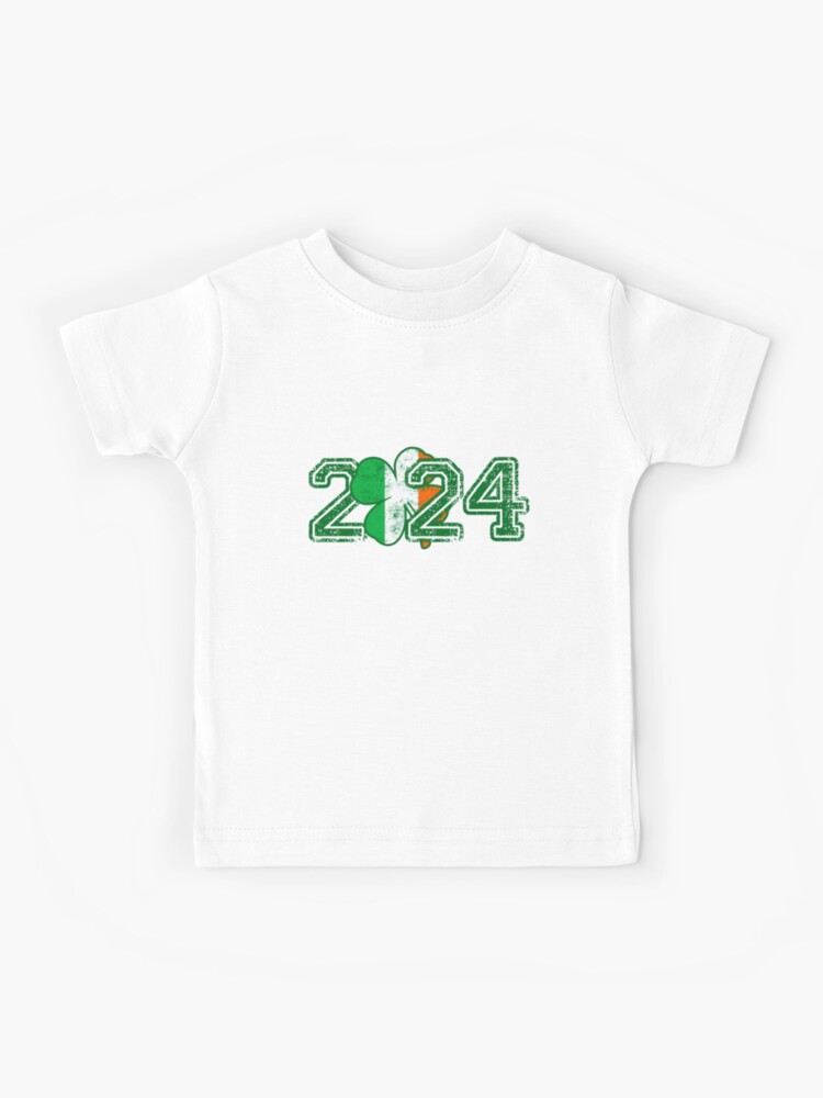 2024 St Patricks Day Shirt for Women Crew Neck Green Four Leaf Clover Going  Out T Shirt Plus Size Lightweight Graphic Shirts