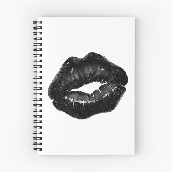 Item preview, Labios negros. Beso.  designed and sold by Nyctophiles.