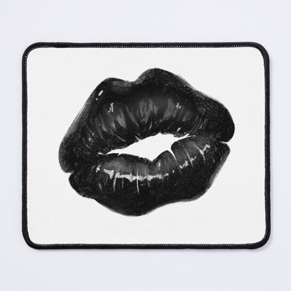 Item preview, Labios negros. Beso.  designed and sold by Nyctophiles.