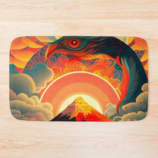 Item preview, Guatemala Volcano Quetzal Spirit Animal designed and sold by ga-arts.