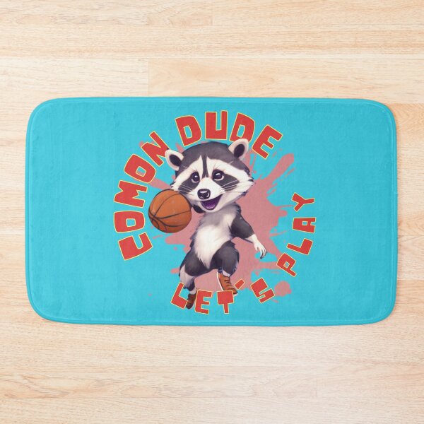 Item preview, a raccoon playing basketball designed and sold by Animal world designs.