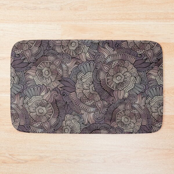 Item preview, Purple Vintage Line Art Pattern designed and sold by KatsCanvas.