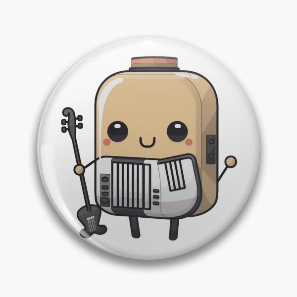 Item preview, Chibi Instruments - Cute Musical Sticker - Bandstruments designed and sold by Reimagining  Images.