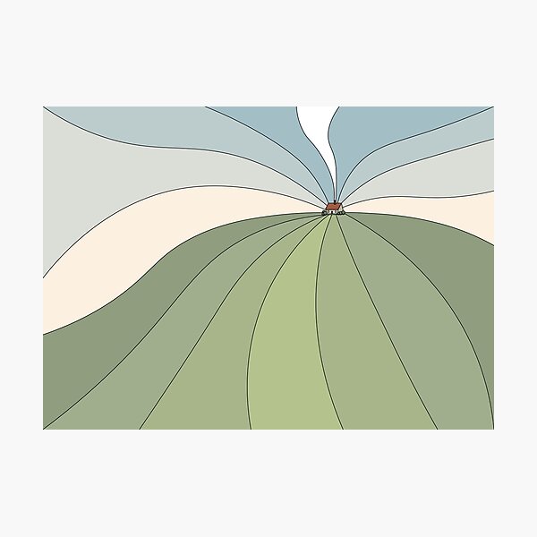 Item preview, wavy landscape designed and sold by daniel ordog.