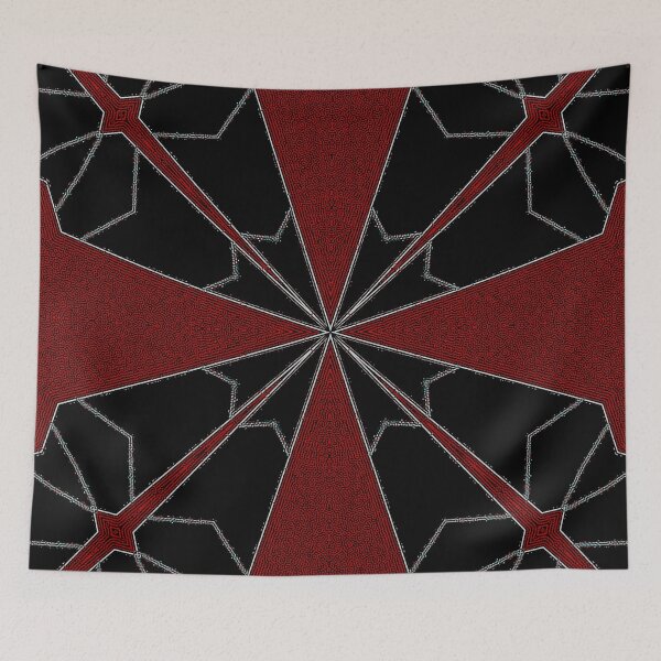 Item preview,  *Wonderful Geometric Abstract Triangular Pattern Red and Black*  designed and sold by Ralek.