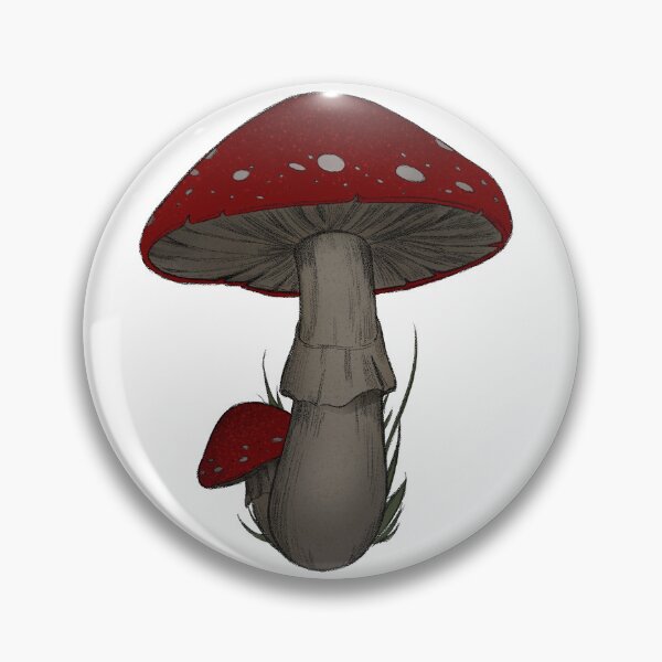 Artikelvorschau, Realistic drawing of red mushroom. entworfen und verkauft von Nyctophiles.