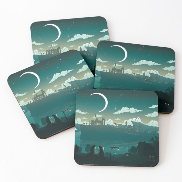 Item preview, Moon over Mondstadt designed and sold by Sevenics.