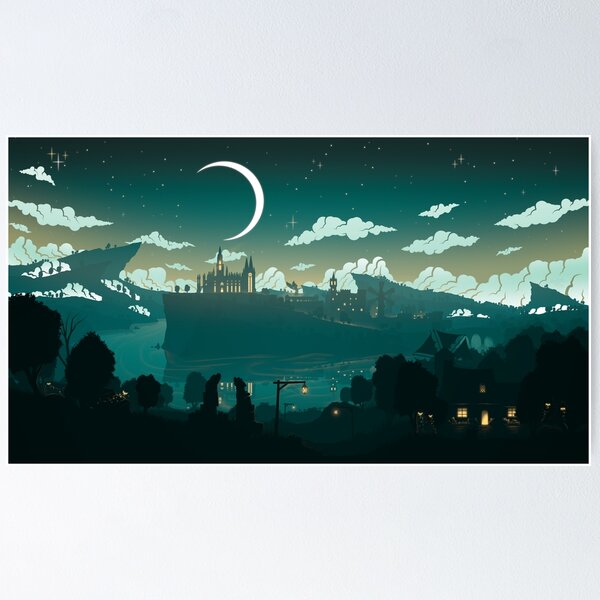 Item preview, Moon over Mondstadt designed and sold by Sevenics.