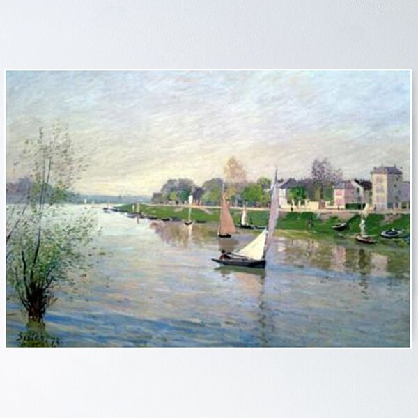Item preview, Alfred Sisley - The Seine at Argenteuil designed and sold by tomorrowsart.