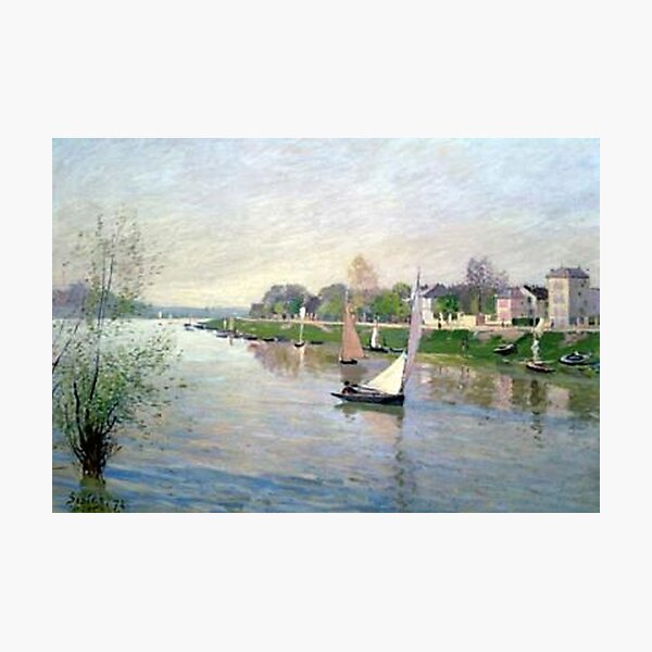 Item preview, Alfred Sisley - The Seine at Argenteuil designed and sold by tomorrowsart.