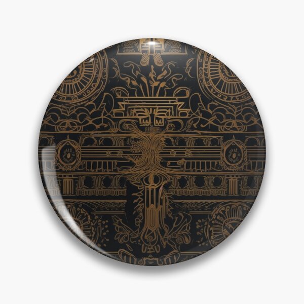 Item preview, Black and gold Ancient pattern designed and sold by Calac.
