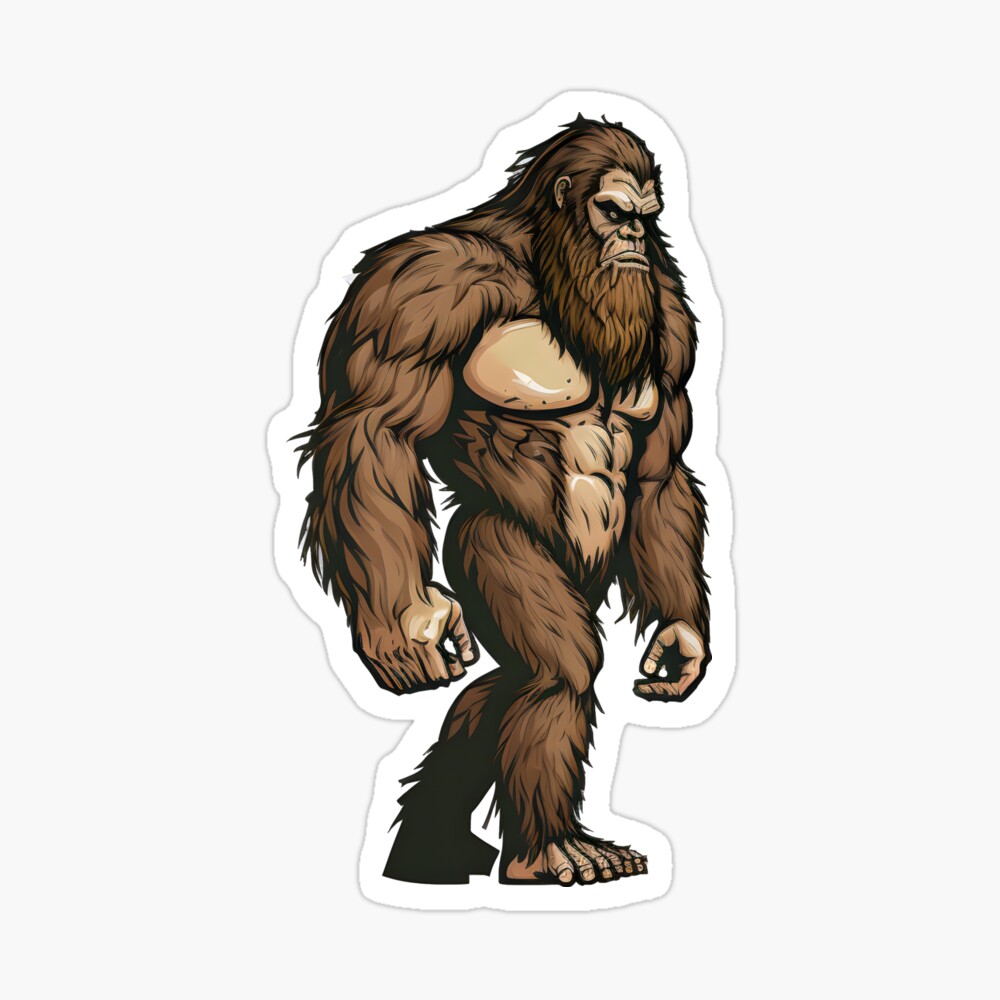 Cartoon Sasquatch Big Foot