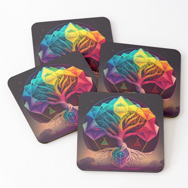 Item preview, Geometric Tree of LIfe Design designed and sold by The Great Land of Snark!.