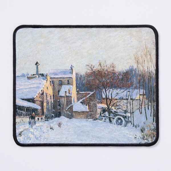 Item preview, Snowscape in France by Alfred Sisley designed and sold by tomorrowsart.