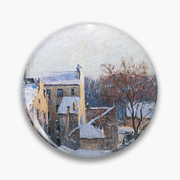 Item preview, Snowscape in France by Alfred Sisley designed and sold by tomorrowsart.