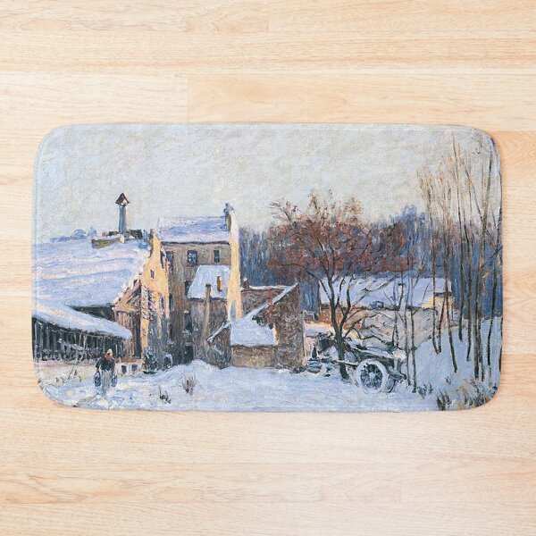 Item preview, Snowscape in France by Alfred Sisley designed and sold by tomorrowsart.