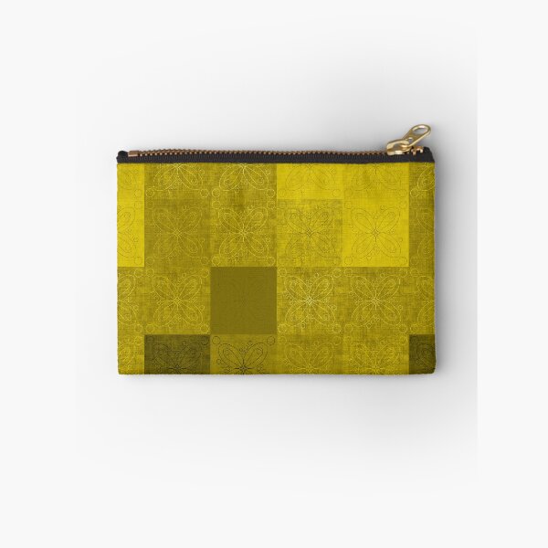 Item preview, Linen patchwork - yellow designed and sold by PurpleSandpiper.