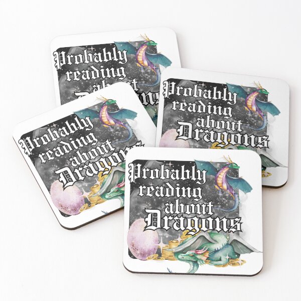 Item preview, bookish Tropes Probably Reading About Dragons designed and sold by J-Creative-.
