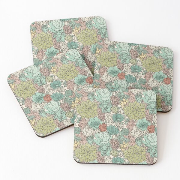 Item preview, Succulent Doodle Cartoon Pattern designed and sold by Brainless Art.