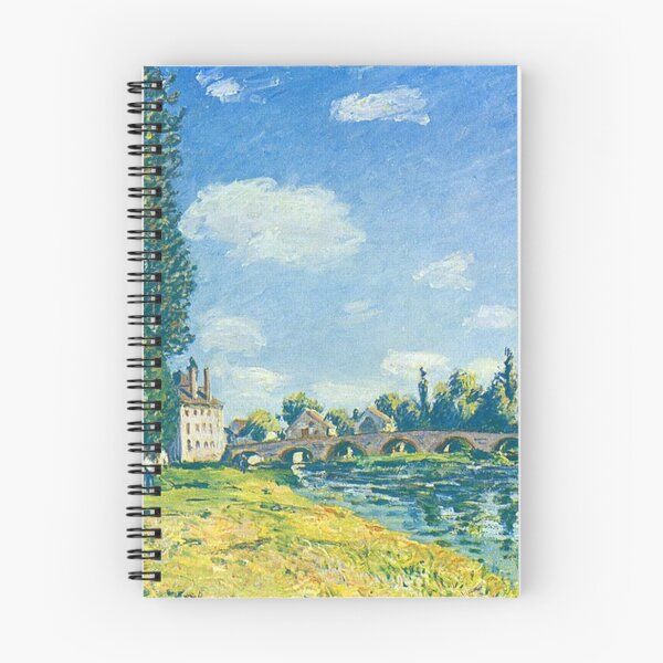 Item preview, Alfred Sisley -Bridge  and Water Mill of Moret in Summer designed and sold by tomorrowsart.