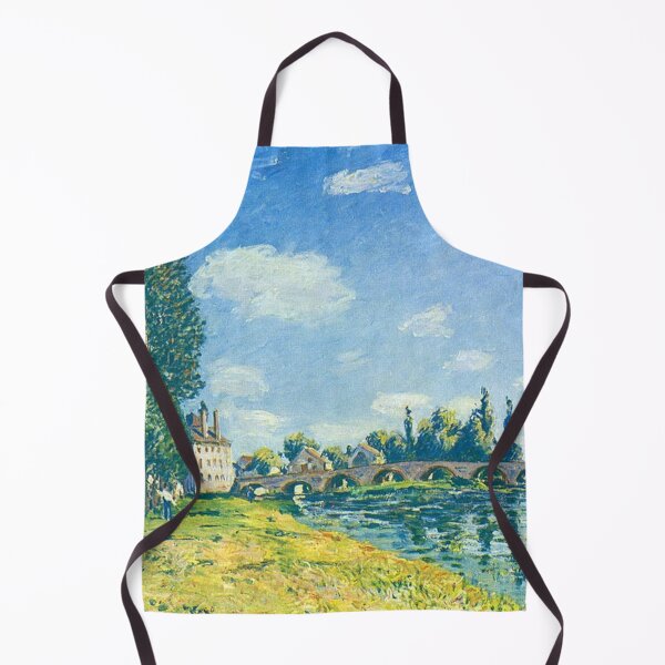 Item preview, Alfred Sisley -Bridge  and Water Mill of Moret in Summer designed and sold by tomorrowsart.