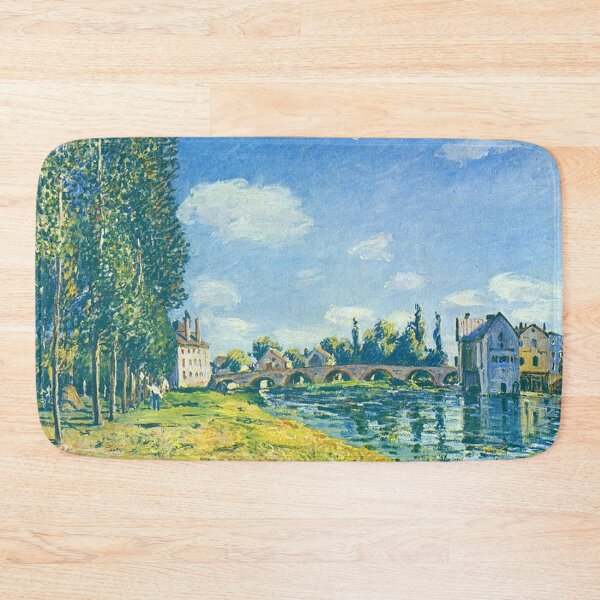 Item preview, Alfred Sisley -Bridge  and Water Mill of Moret in Summer designed and sold by tomorrowsart.