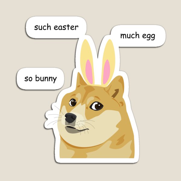 Item preview, Easter Bunny Doge designed and sold by StephAnima.