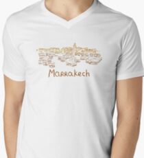 Marrakesh Panorama Men's V-Neck T-Shirt