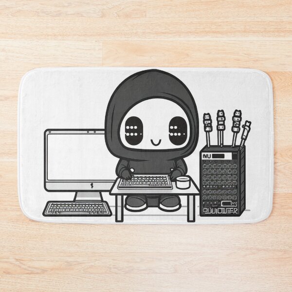 Item preview, Ghost hacker hacking laptop with friends designed and sold by NxtGenArt.