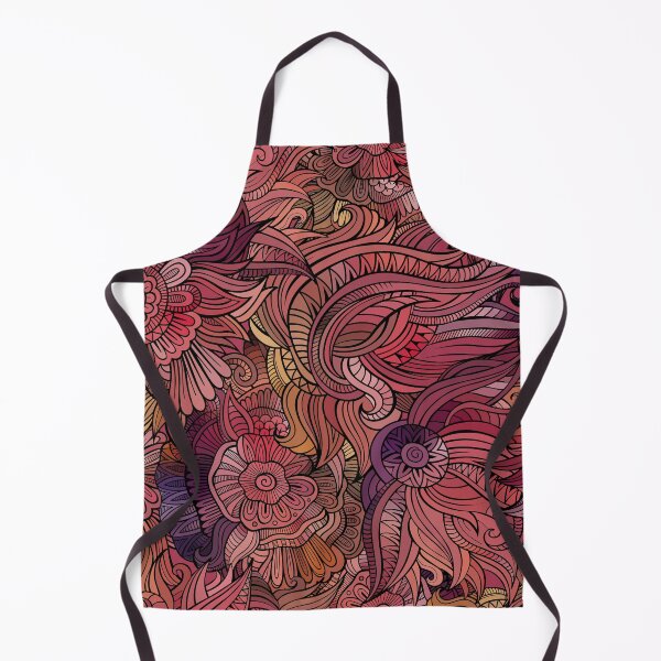 Item preview, Purple, Red and Yellow Line Art Pattern designed and sold by KatsCanvas.