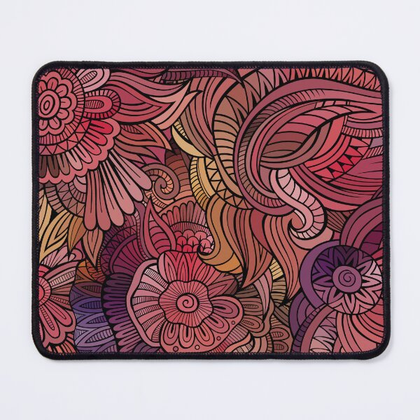 Item preview, Purple, Red and Yellow Line Art Pattern designed and sold by KatsCanvas.