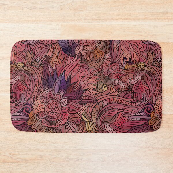 Item preview, Purple, Red and Yellow Line Art Pattern designed and sold by KatsCanvas.