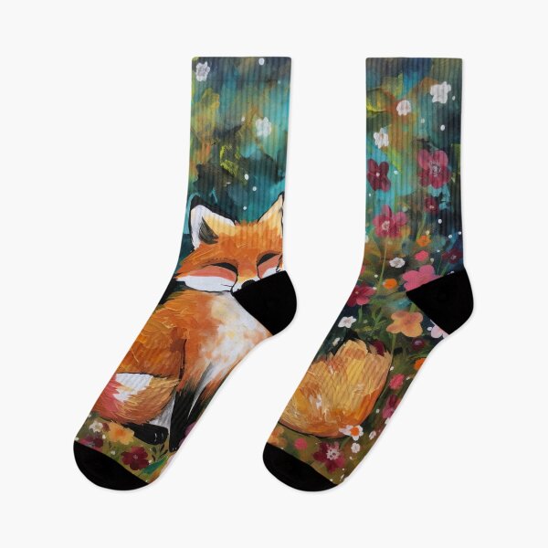 Item preview, Finger painted fox love designed and sold by Matt's Artificial Nature.
